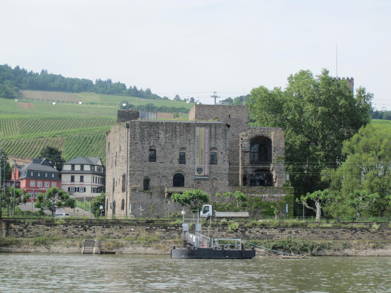 Die Brömserburg in Rüdesheim am Rhein