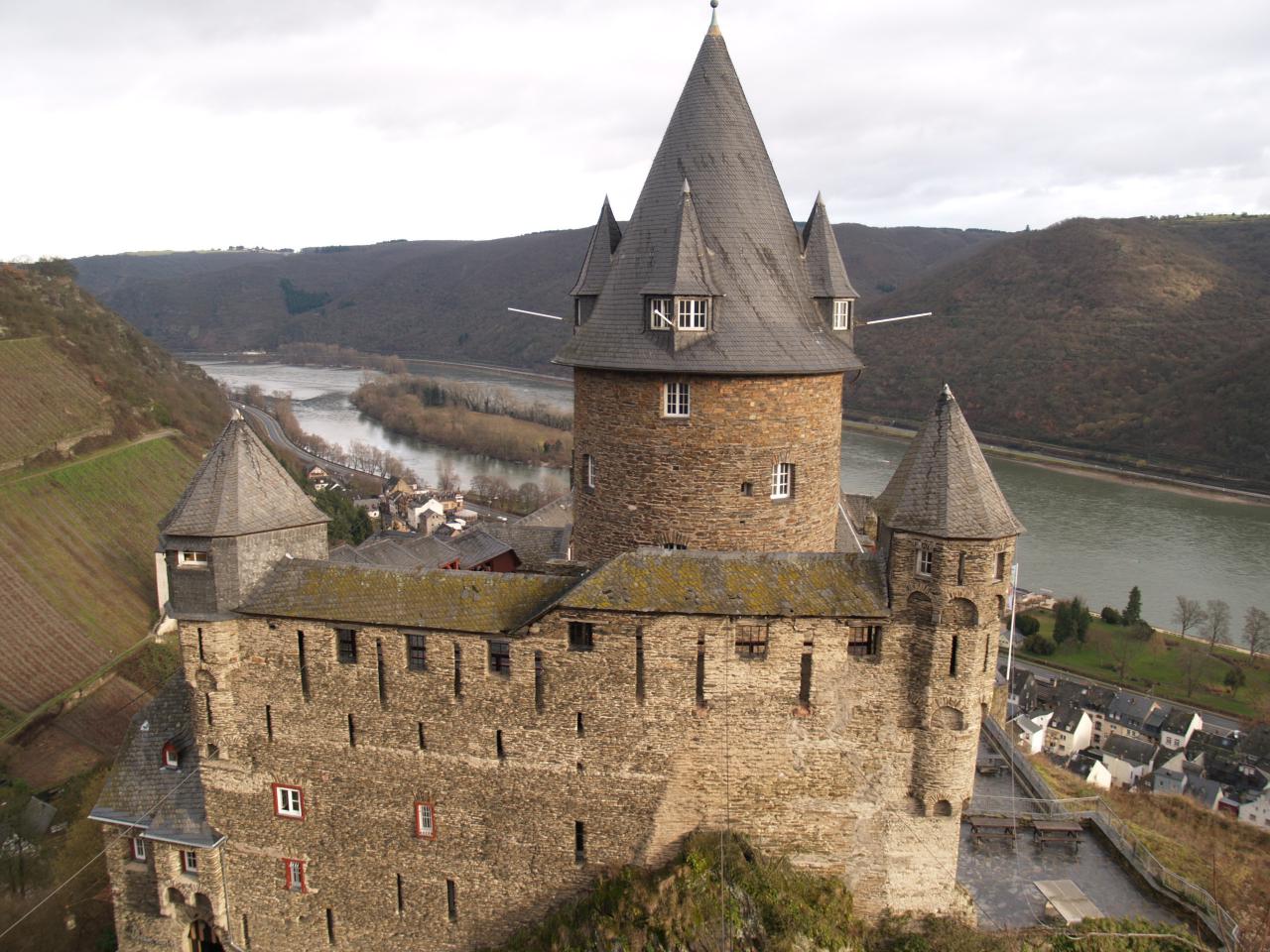 Die Burg Stahleck in Bacharach am Rhein