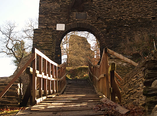 Eingang Ruine Stahlberg