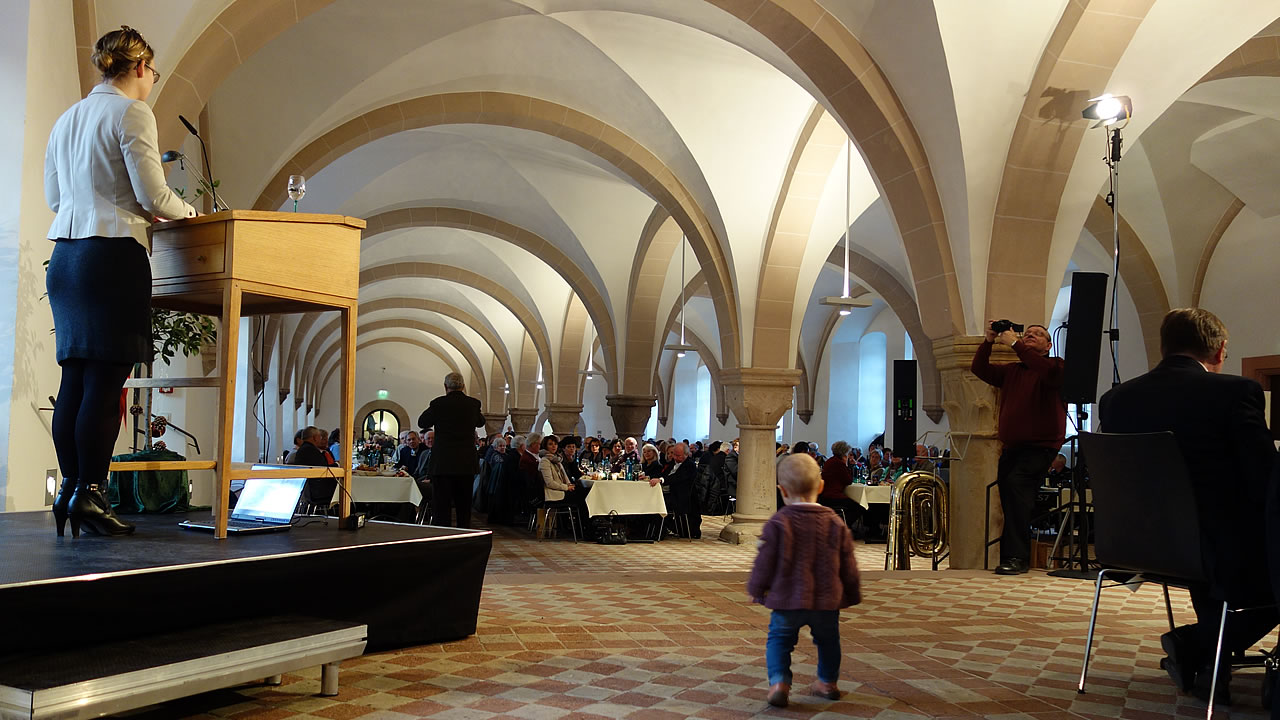 Erntedankfeier der Rheingauer Winzer im Kloster Eberbach