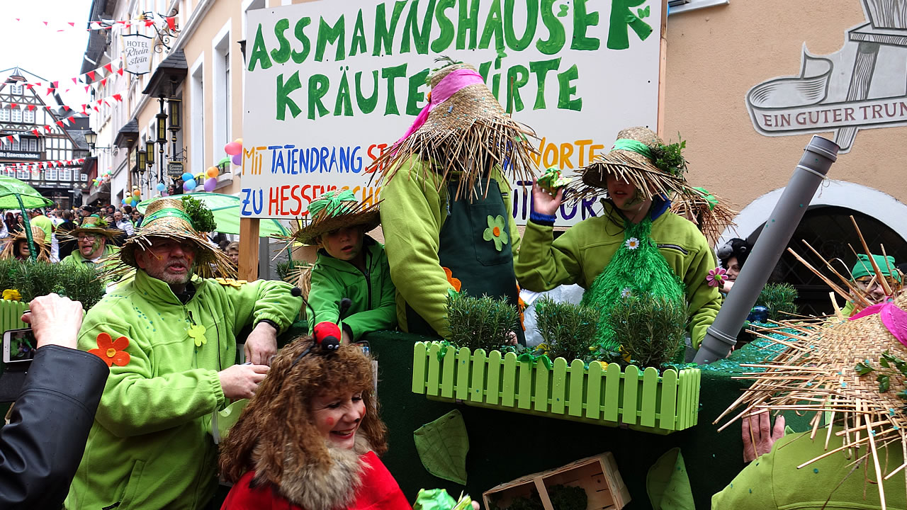 Rosenmontagsumzug in Assmannshausen