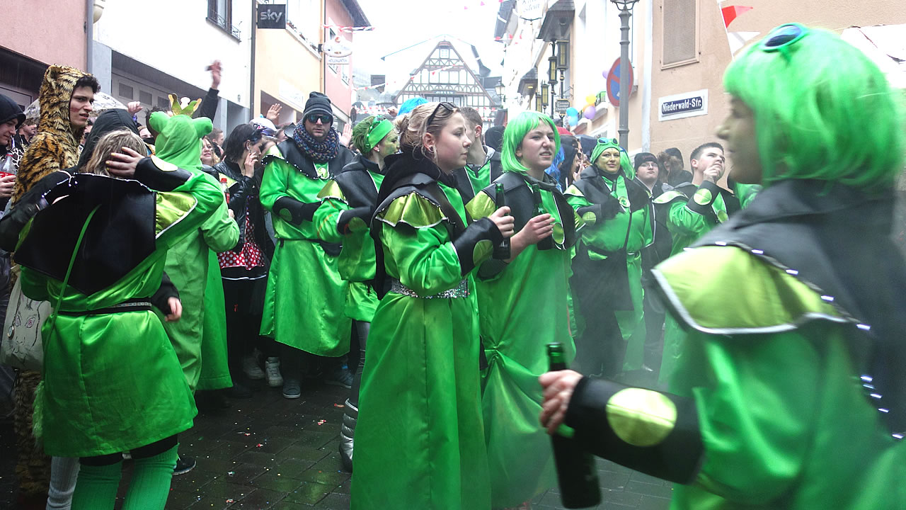 Rosenmontagsumzug in Assmannshausen