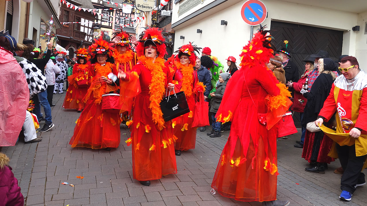 Rosenmontagsumzug in Assmannshausen