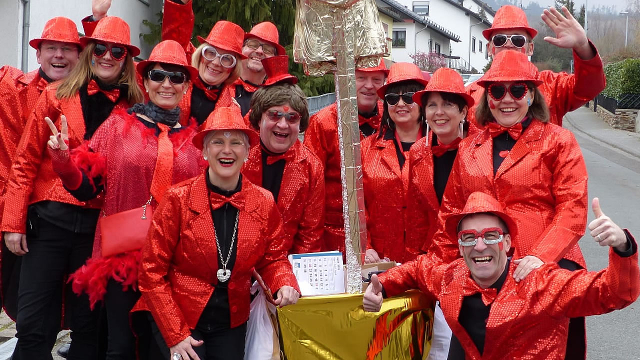 Fastnachtszug in Hallgarten