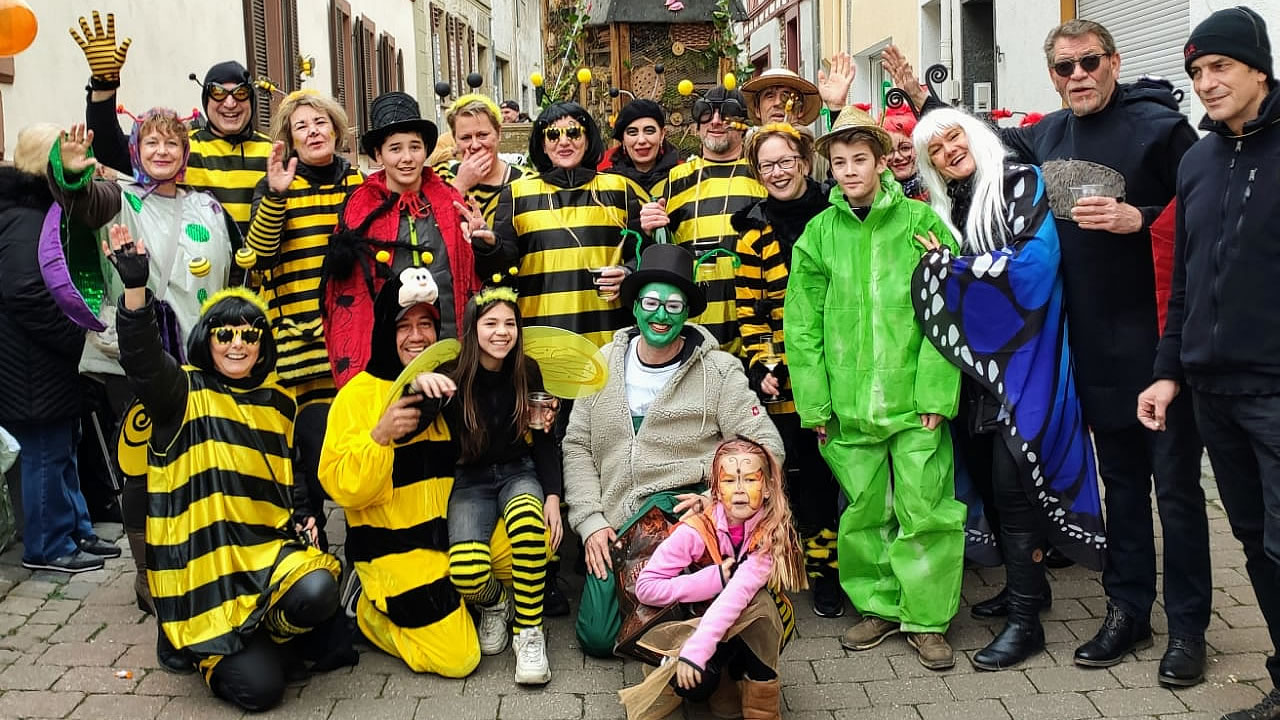 Fastnachtszug in Hallgarten