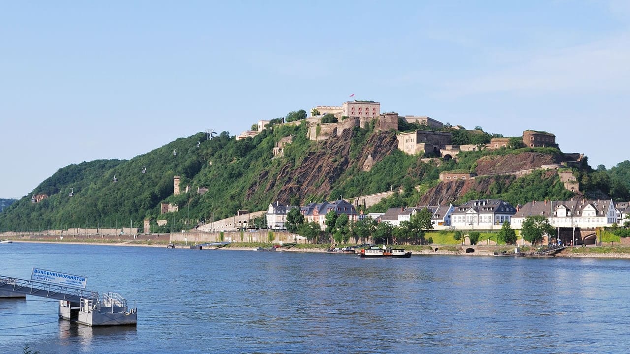 Festung Ehrenbreitstein bei Koblenz