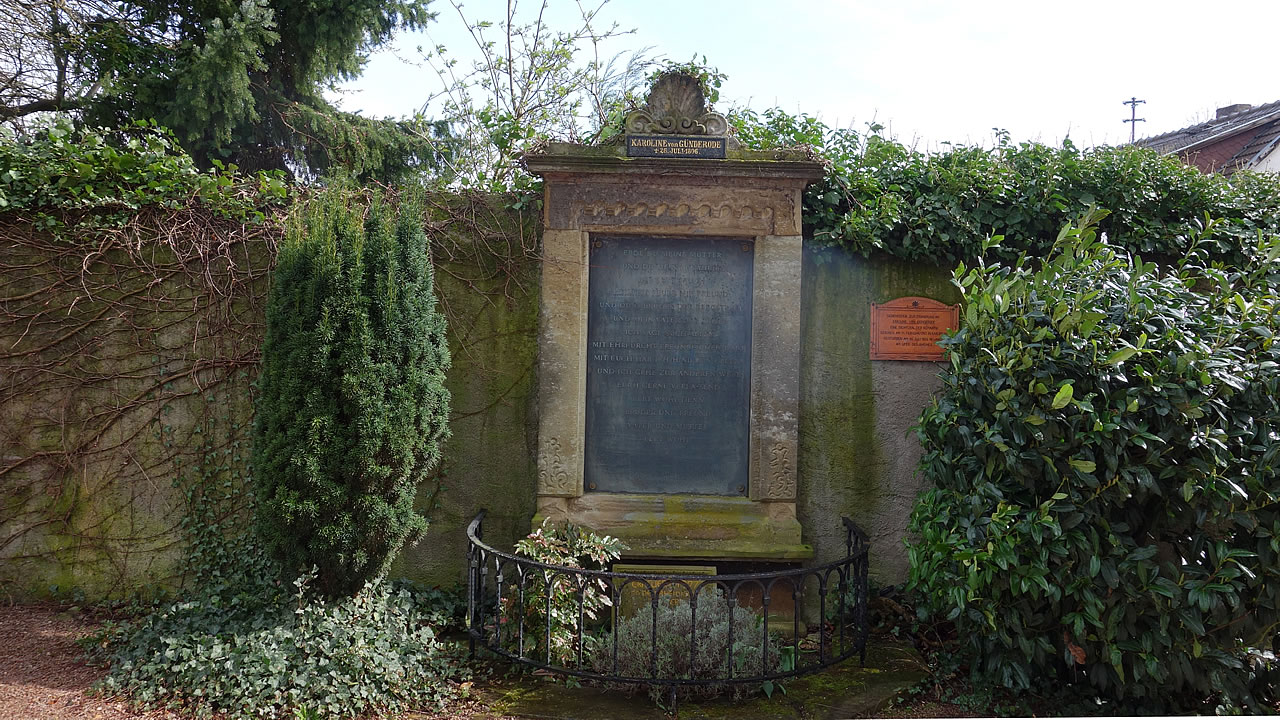 Grabstein Karoline von Günderode