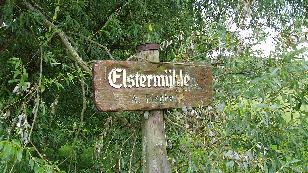 Die Elstermühle am Elsterbach