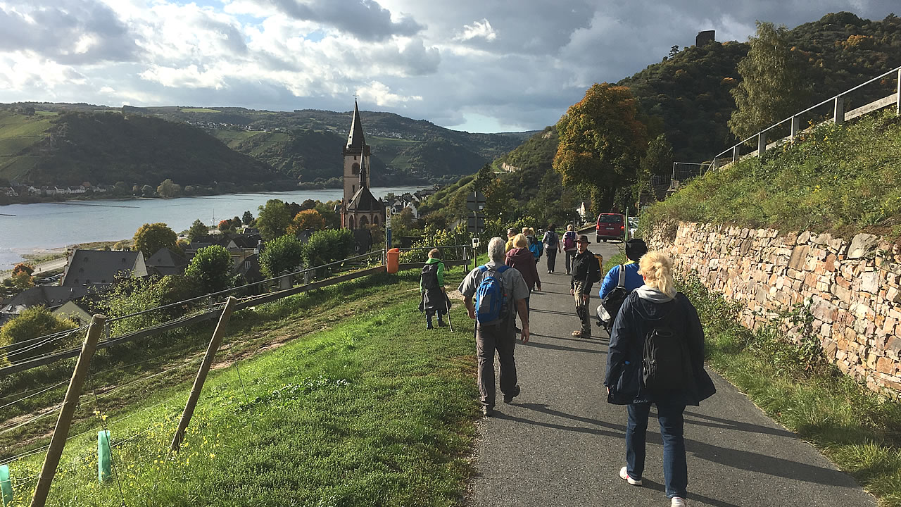 Wanderweg bei Lorch