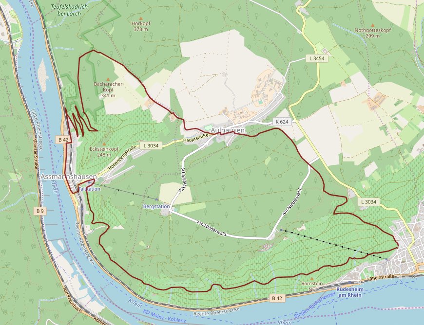 Historienweg bei Rüdesheim am Rhein