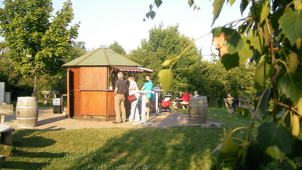 Weinstand in Rauenthal